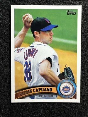 Chris Capuano #404 2011 Topps Béisbol Cantidad Mets de Nueva York Foto 1 de 3