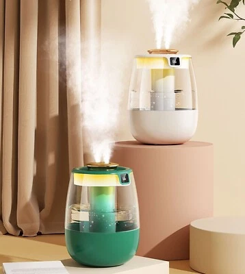 1.5L Humidifier Top Fill Large Home Office Cool Mist W/Humidistat DIffuser - Image 1 of 4