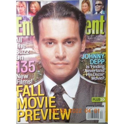 JOHNNY DEPP entertainment weekly FALL MOVIE PREVIEW finding neverland Foto 1 de 4