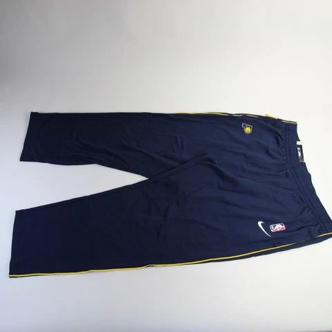 Indiana Pacers Nike NBA Authentics Dri-Fit Athletic Pants Men's Navy/Gold New Cover