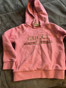 Gucci Authentic Girls Hooded Sweat Shirt - Picture 1 of 4
