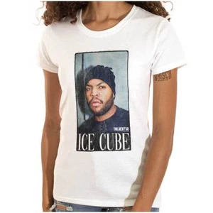 Cool Ice Cube Rapper The Next 50 of Hip Hop Womens Top Junior Graphic Tee - Picture 1 of 7