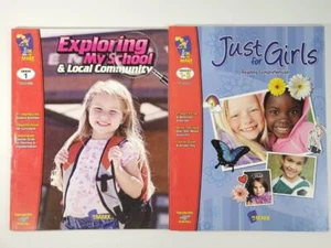 On the Mark Activity Books Exploring My School Just for Girls Reading Grades 1-3 - Picture 1 of 1