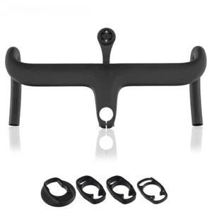 -10° Road Bike Carbon Integrated Handlebar with Spacer Riser Bar 380 400 420mm - Picture 1 of 11
