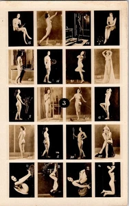 EE Mujer Desnuda Americana Alta Studios Tarjeta de Stock Original Antigua Foto Postal Años 20 - Imagen 1 de 2