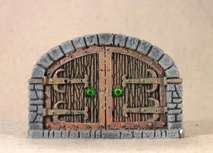 Doppeltüren Magic Vault Eingang Kerker Deko Gelände Landschaft Zwergenschmiede - Bild 1 von 3