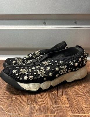 Christian Dior Fusion Rhinestones Sneakers Black US 7 EU 37 issues - Image 1 of 4