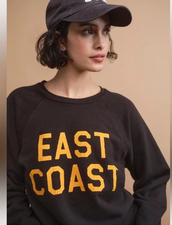 Sudadera Free People Etiqueta Negra Marca Retro Costa Este Cuello Redondo Extra Pequeña Foto 1 de 4