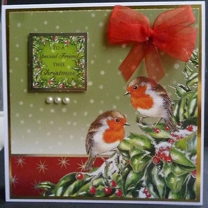 Handmade Christmas Card No.16 - Picture 1 of 1
