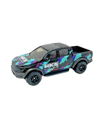 Hot Wheels Ford Ranger Raptor 2019 HKS Livery Black Pickup Truck Diecast USED - Image 1 of 4