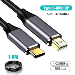 1.8m USB C to Mini DisplayPort Cable for MacBook/iMac/Mac Mini/Surface 4K@60Hz - Picture 1 of 10