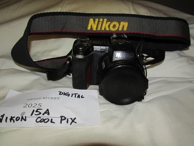 NIKON COOLPIX 8700 8.0 MP Black DIGITAL CAMERA w/ CHARGER - NOT TESTED - Image 1 of 4