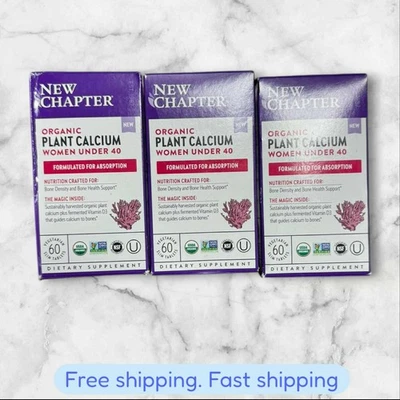 PARA 3 Nuevo Capítulo Orgánico Mujeres Menores de 40 Planta Calcio 60 Comprimidos EXP08/2026 NUEVO Foto 1 de 2