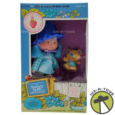 Muffin de arándanos de pastel corto de fresa con pastel de queso muñeca Kenner 1980 Foto 1 de 4