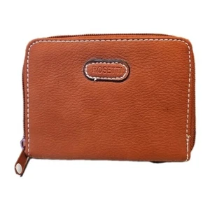 Rosetti Zip Around Wallet Inside Pockets Brown 4"x5" - Picture 1 of 8