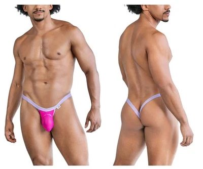 CandyMan 99841 Mesh Thongs Color Hot Pink - Image 1 of 4