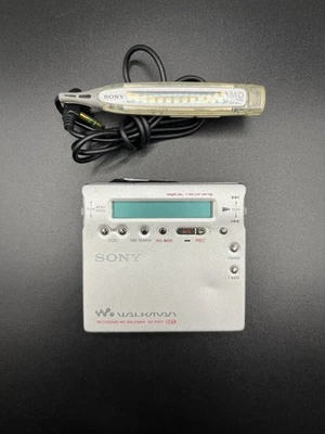 Sony MZ-R900 MD Walkman Reproductor Portátil Grabador Plateado - Funciona Foto 1 de 4