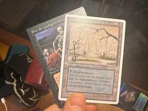 German Misprint • Pack Fresh • Drudge Skeletons + Extra • Mtg (1279) - Picture 1 of 8