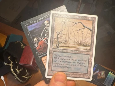 German Misprint • Pack Fresh • Drudge Skeletons + Extra • Mtg (1279) - Image 1 of 4