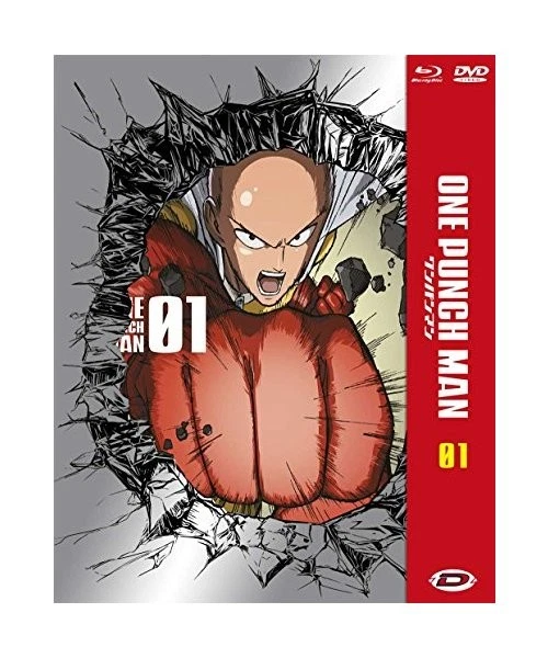 one punch man #01 (eps 01-04) (ed. limitata e numerata) (blu-ray+dvd+collector's - Bild 1 von 1