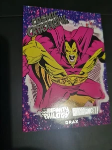 2023 UD Marvel Infinity Trilogy Cosmic Catastrophe Drax #CCO-12 - Picture 1 of 2