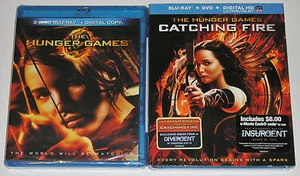 Action Blu-ray Lot - The Hunger Games (New) The Hunger Games Catching Fire (New) - Picture 1 of 1