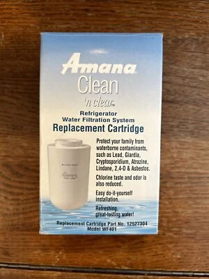 Amana Clean N' Clear Model WF401 Replacement Water Filter - Part No. 12527304 - Image 1 of 4