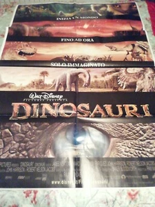POSTER FILM vintage LOCANDINA CINEMA originale DINOSAURI Walt Disney - Imagen 1 de 5