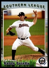 2009 Grandstand Southern League Aaron Poreda Top Prospect #NNO