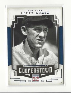 2015 Panini Cooperstown Blue #60 Lefty Gomez Yankees 21/25 