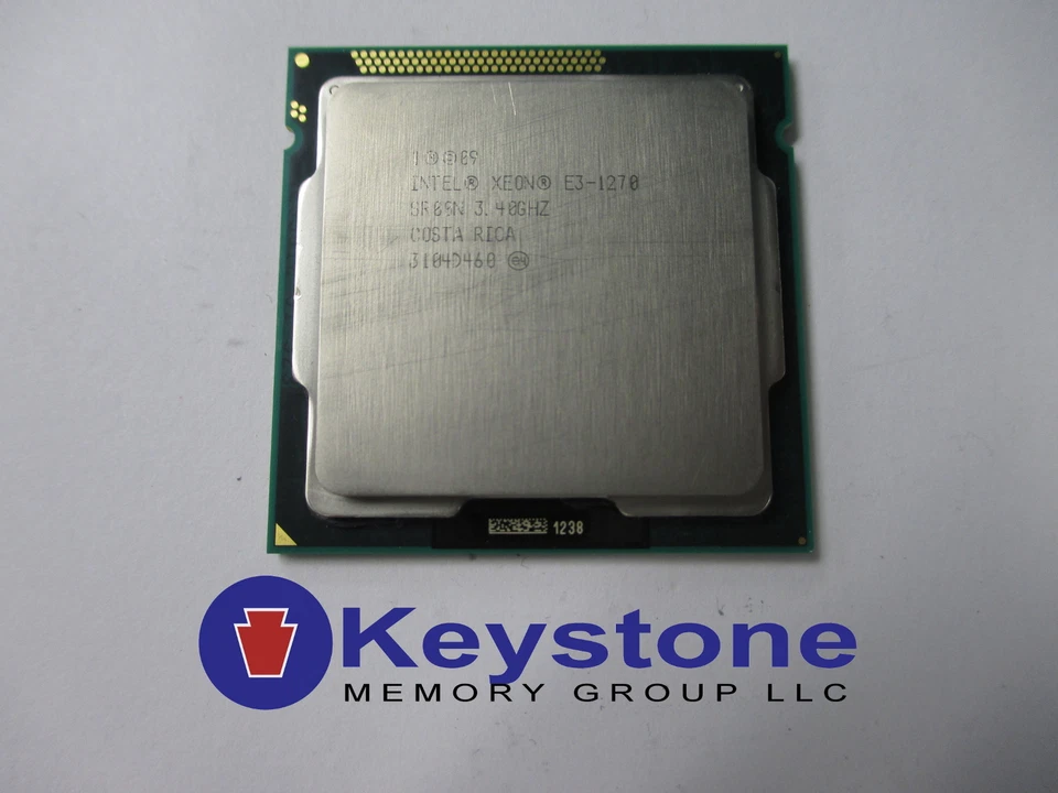 Intel Xeon E3-1270 SR00N 3.4GHz Quad Core LGA 1155 Processor CPU *km - Image 1 of 1