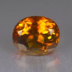 3.64 CT FANTASTIC Rare ! Unheated Madeira Orange Citrine Loose Gem From Brazil - Picture 1 of 4