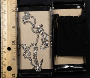 Italienische handgefertigte 925 Sterling Silber Panzerkette | 2 mm | 24 Zoll - Bild 1 von 8