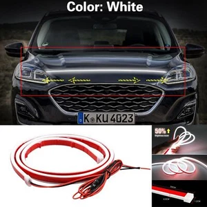 86" Dynamic LED Running Light Front Hood Strip Ambient Lamp For Ford Escape - Picture 1 of 9