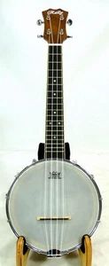 Rally walnut Ukulele banjo,chrome surface,hardcase,DUB2 series - Picture 1 of 9