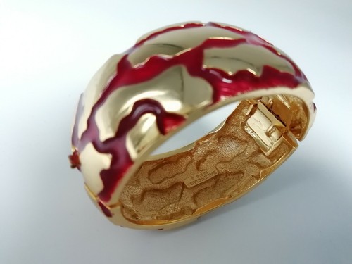 BRACELET MANCHETTE RIGIDE signé BALENCIAGA BIJOU COUTURE