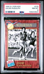1990 Sports Illustrated for Kids #215 Wilma Rudolph graded PSA 8 NMMT Pop 2 - Picture 1 of 1
