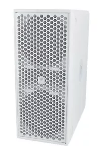 Rockville TITAN SLIM D8 White Powered Dual 8" Pro DJ PA Subwoofer Deep Bass Sub - Picture 1 of 10