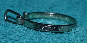 VTG 1960s Advertising Wonder Key Ring Keychain JUSTICE MOTOR CO. MOUTH CARD KY - Picture 1 of 3