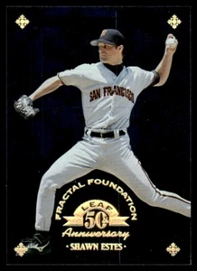 1998 Leaf Fractal Foundations SHAWN ESTES /3999 - - Picture 1 of 2