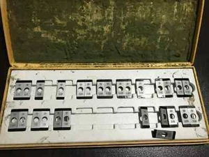 used mitutoyo thread measuring wires 0.17-3.20 with missings , 6.35mm spindle - Picture 1 of 3