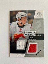 2008-09 SP Game Used Dual Authentic Fabrics #AFDP Dion Phaneuf - Calgary Flames