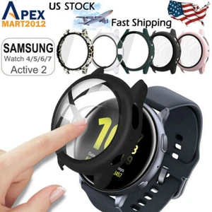 For Samsung Galaxy Watch 7 6 5 4 Active 2 40mm 44mm Screen Protector Case Cover - Picture 1 of 15