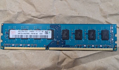 4096mb / 4gb DDR3 PC3-12800U 240-pin SDRAM DIMM HMT351U6CFR8C-PB Hynix HP Compaq - Image 1 of 2