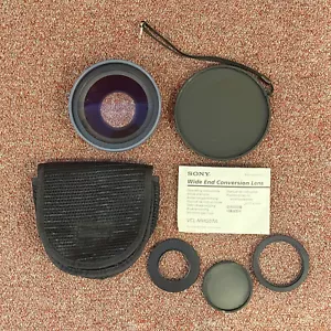 Sony Wide End Conversion Lens VCL-MHG07A M52 x 0.75 w/ 37mm & 58mm step-up rings - Picture 1 of 7