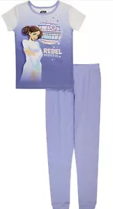 Star Wars Princess Leia -Girls -2 Piece Pajama Set⭐️Size 4T-Soft Fabric-New! - Picture 1 of 5