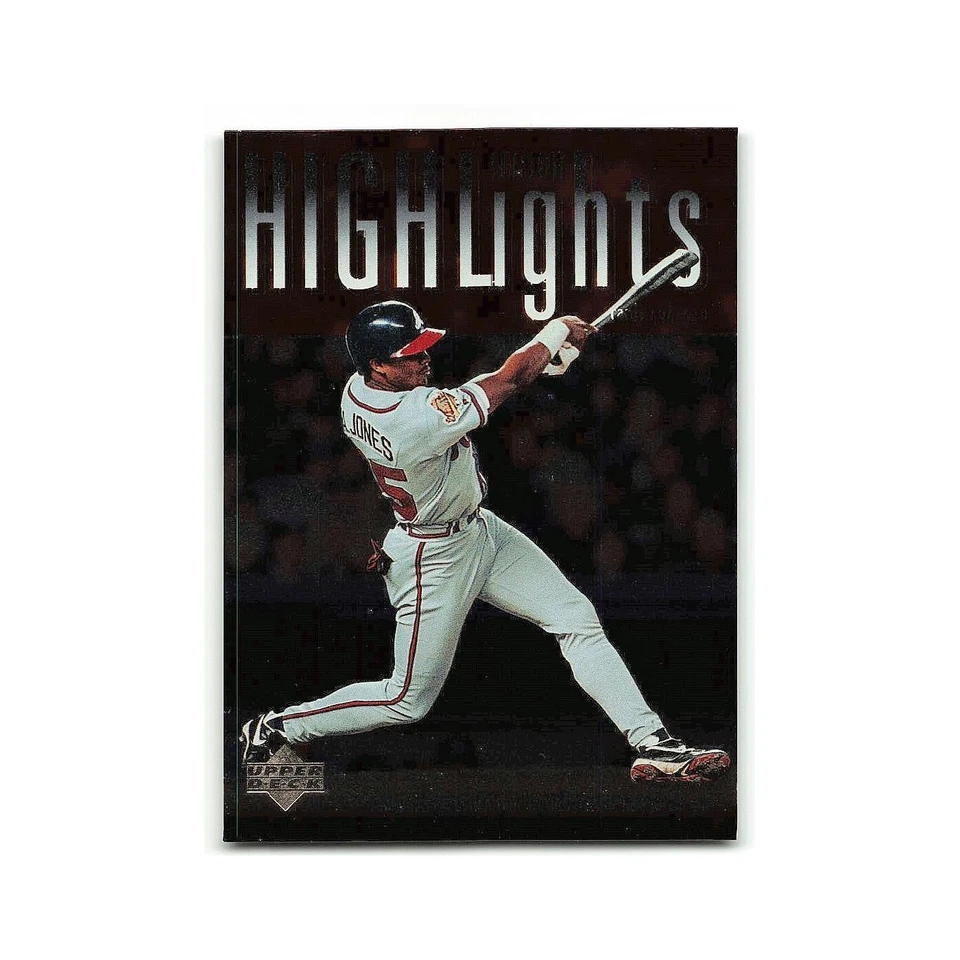 Andruw Jones 1997 Upper Deck #324 Atlanta Braves Baseball Card NM - Image 1 of 3