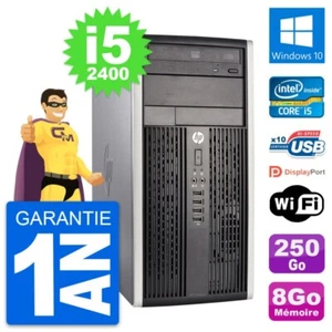 PC Tour HP Pro 6300 CMT Intel i5-2400 RAM 8Go Disque Dur 250Go Windows 10 Wifi - Photo 1/3