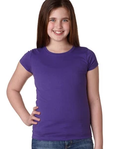 Next Level Apparel Youth Girls? Princess Stylish T Shirt Casual T-Shirt N3710 - Picture 1 of 13