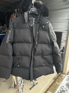 Moose Knuckles 3Q Jacket Black with Black Fur (Excellent Condition) 4X L - Picture 1 of 9
